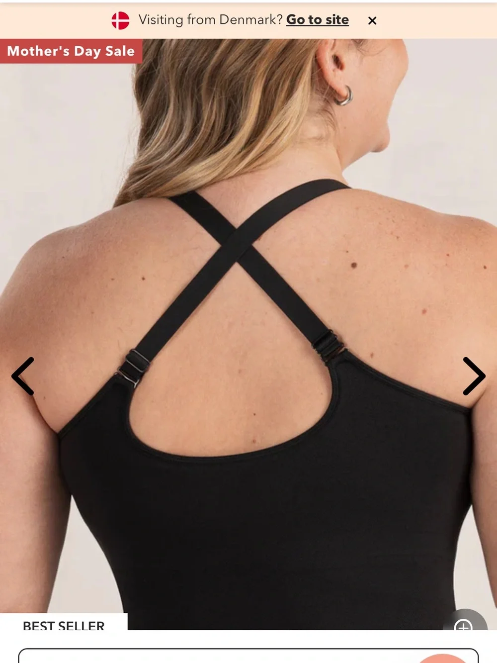 Black Seamless Comfort Cami with built in bra. Brand new with tags, size XL - Picture 5 of 14